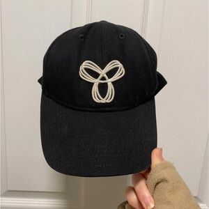 Aritzia Black Baseball Cap Baltic Logo